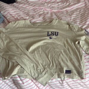 LSU Long Sleeve Cropped Nike